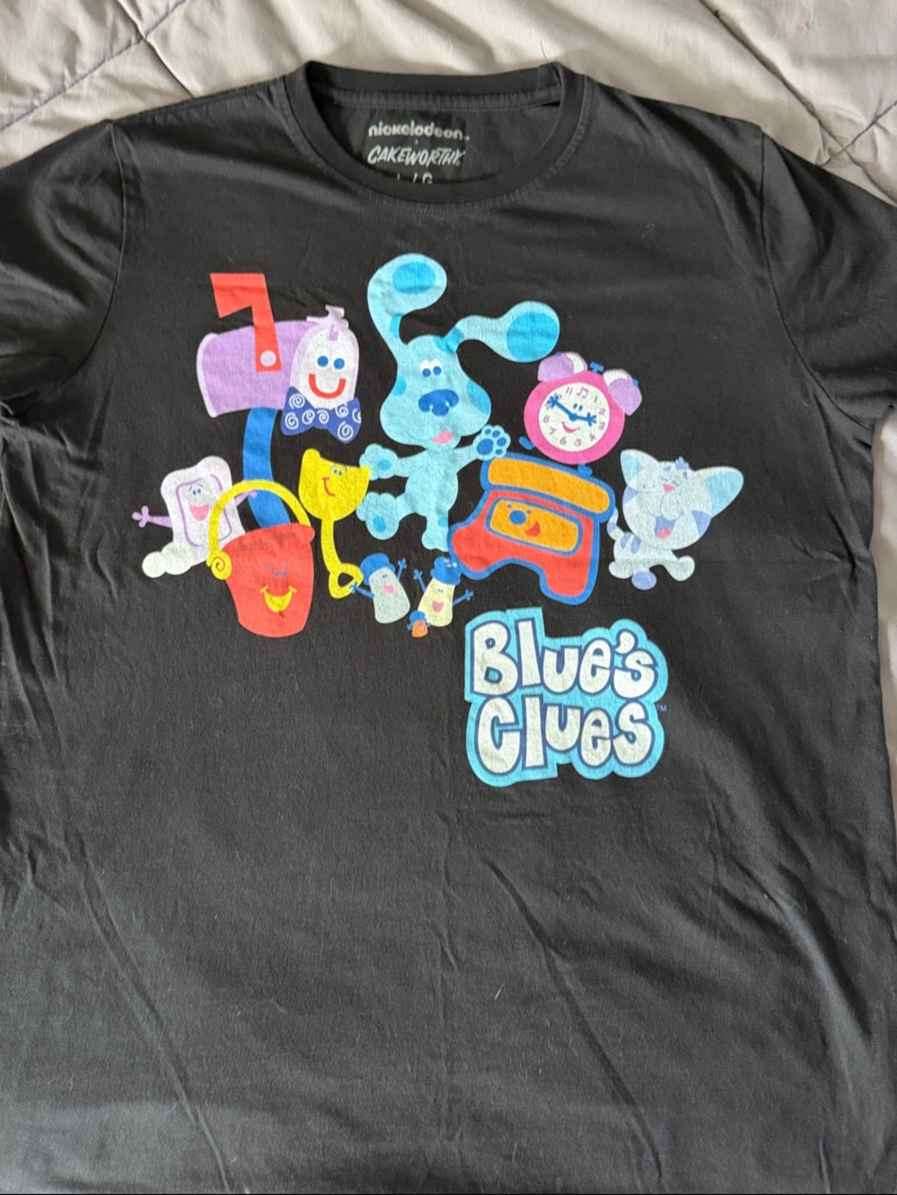 Nickelodeon Blue's Clues Black Graphic Tee - Picture 1 of 3